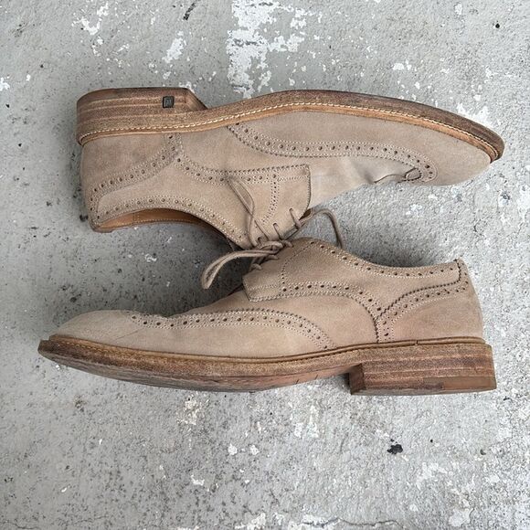 Louis Vuitton Brogues tan suede - Picture 3 of 11